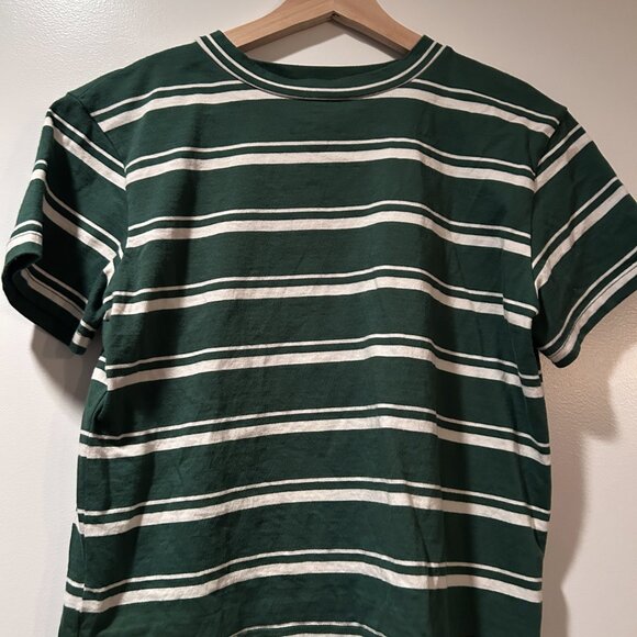 Reformation Rowan Crew Tee in Laguna Stripe - Picture 6 of 6